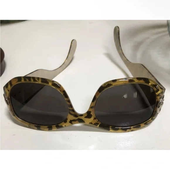 CHRISTIAN DIOR Animal Print Sunglasses. Orig Owned By Trina  display picture 2
